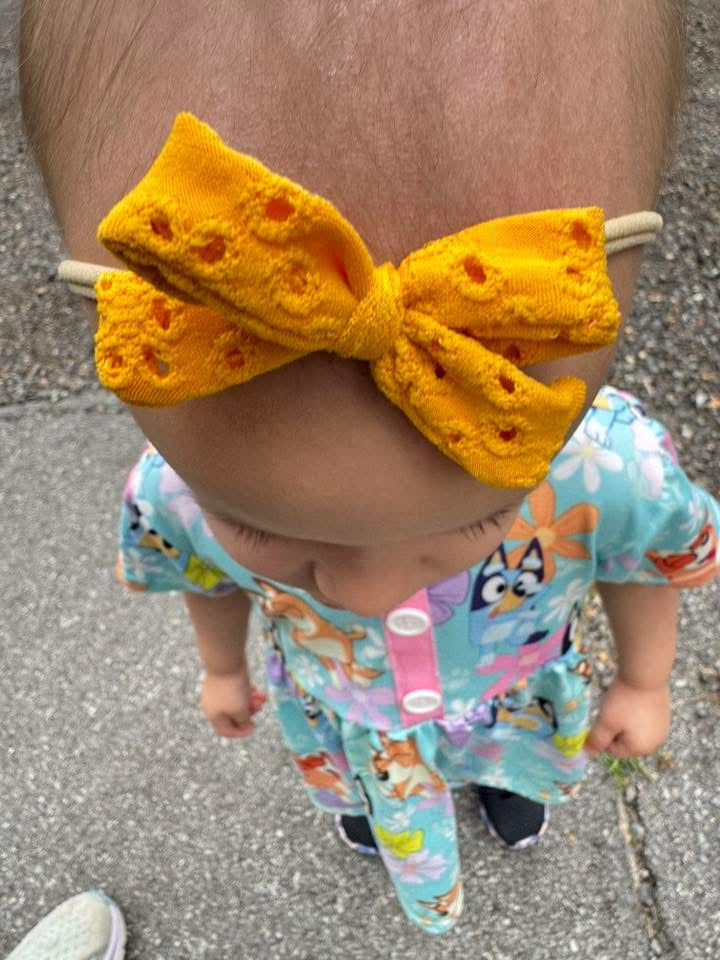 Golden Yellow Eyelet
