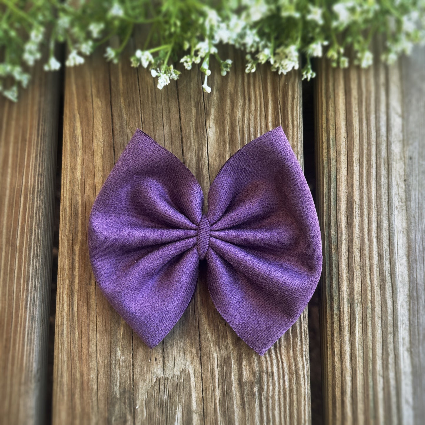 Dusty Purple - Big Bow
