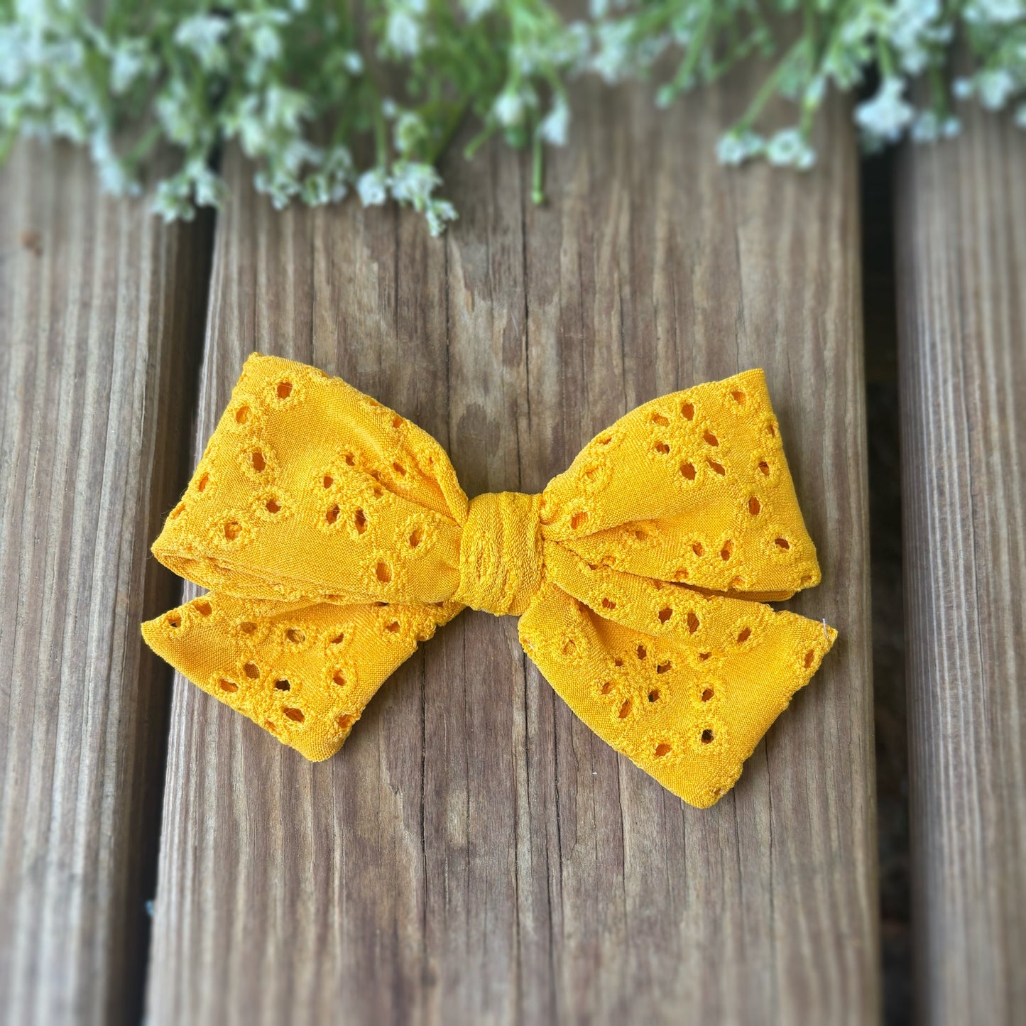 Golden Yellow Eyelet