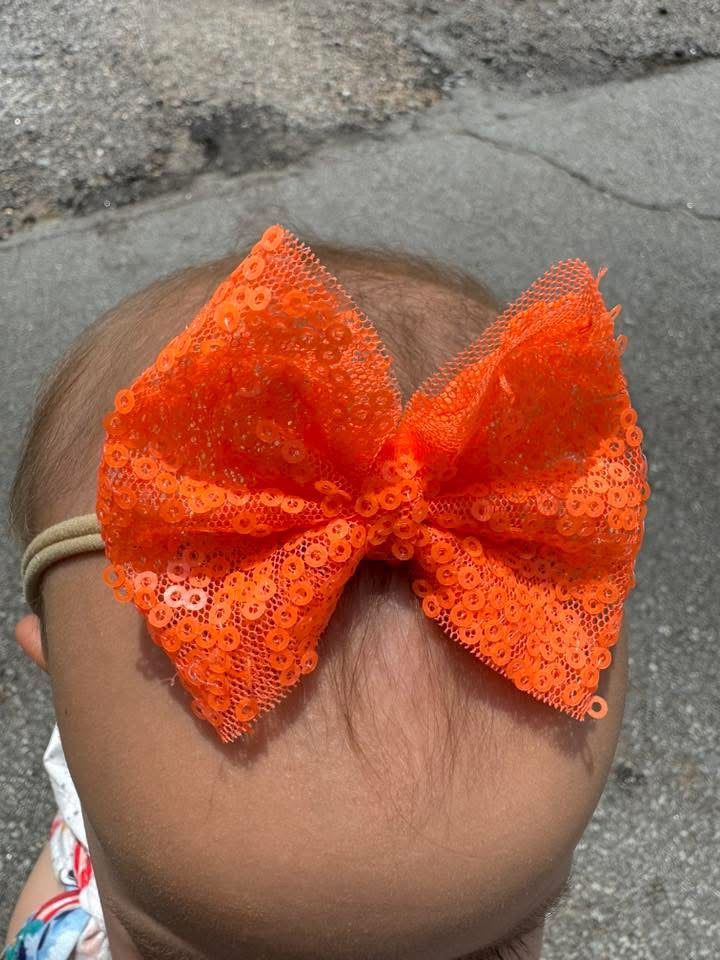 Orange Sequin