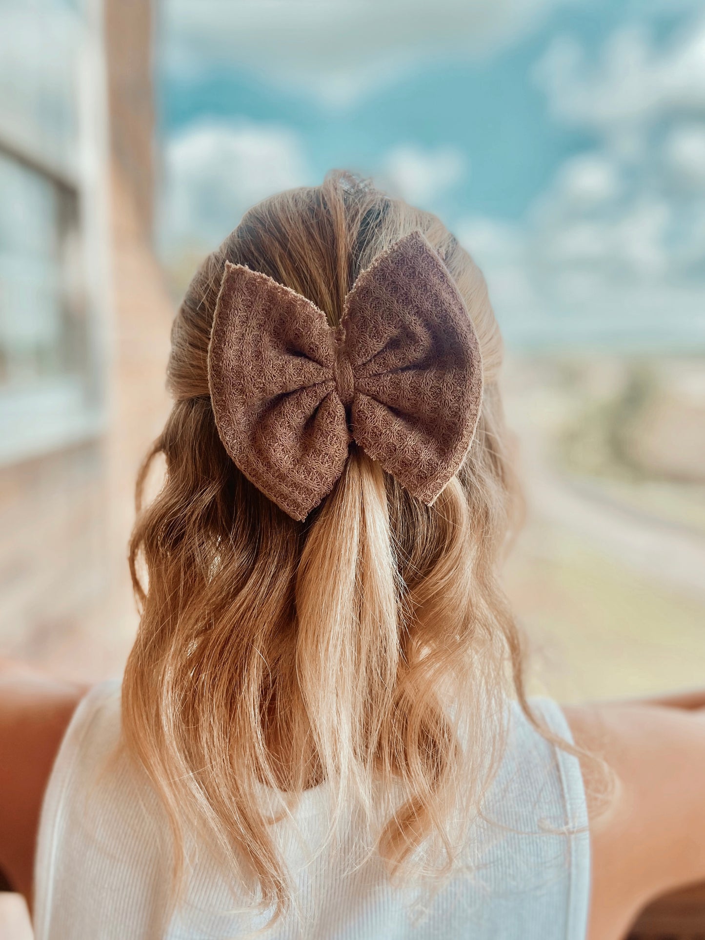 Tobacco Waffle Knit