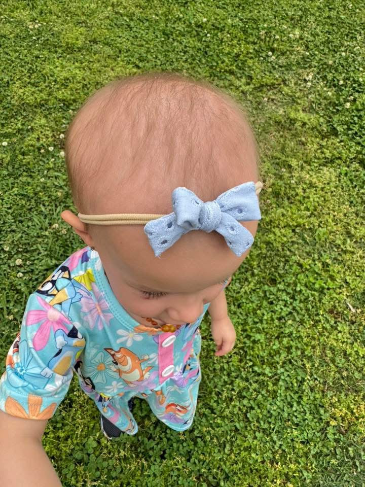 Powder Blue Eyelet