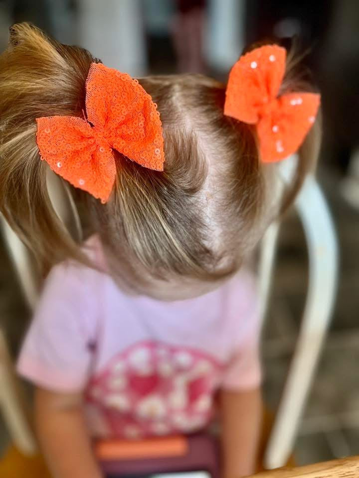 Orange Sequin