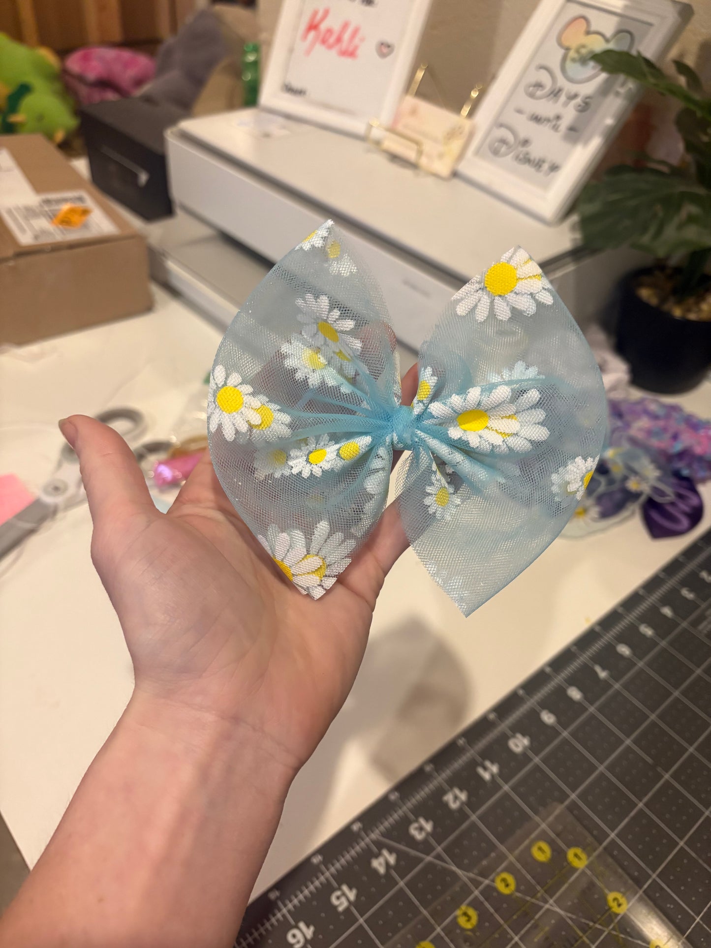 Blue Daisy Mesh