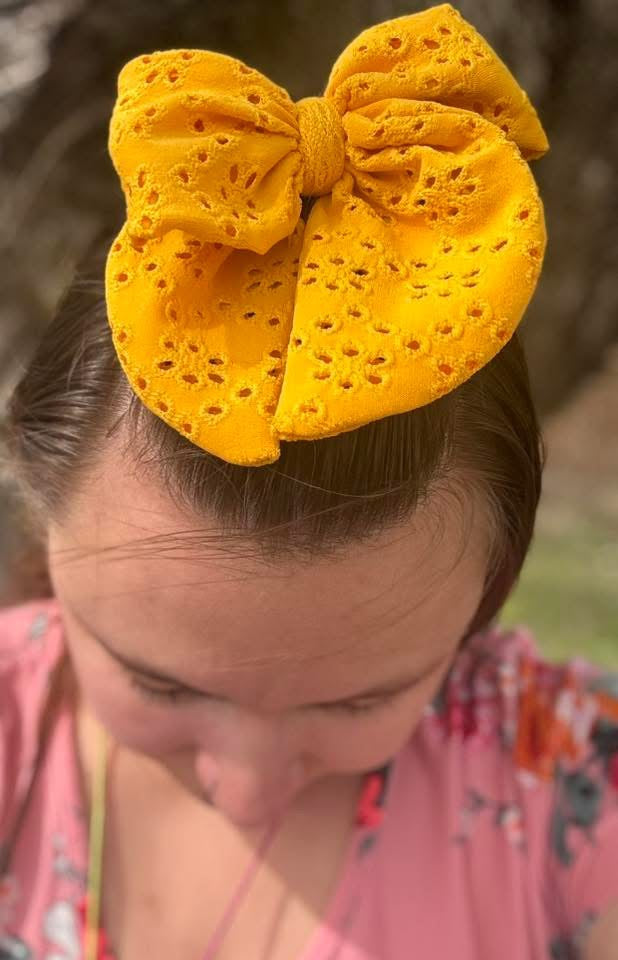 Golden Yellow Eyelet