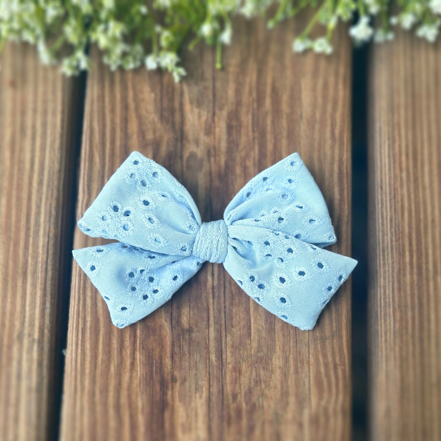 Powder Blue Eyelet