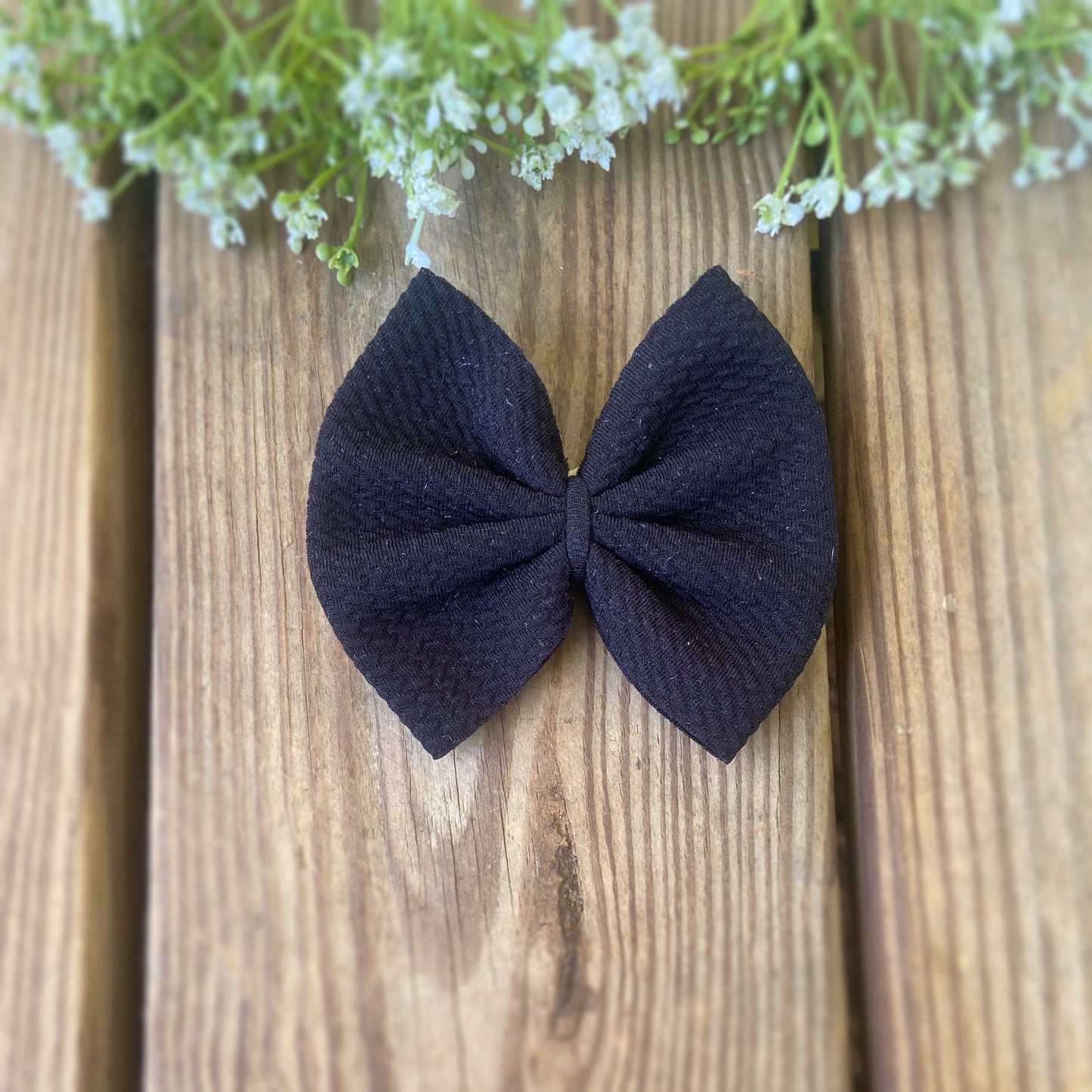 Black - Small Bow