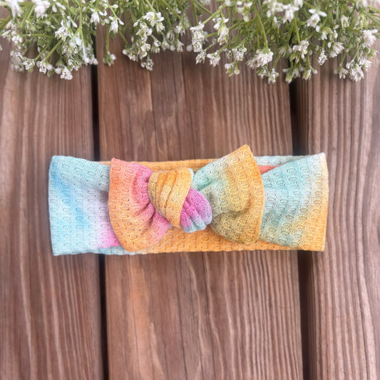 Tie Dye - Waffle Knit