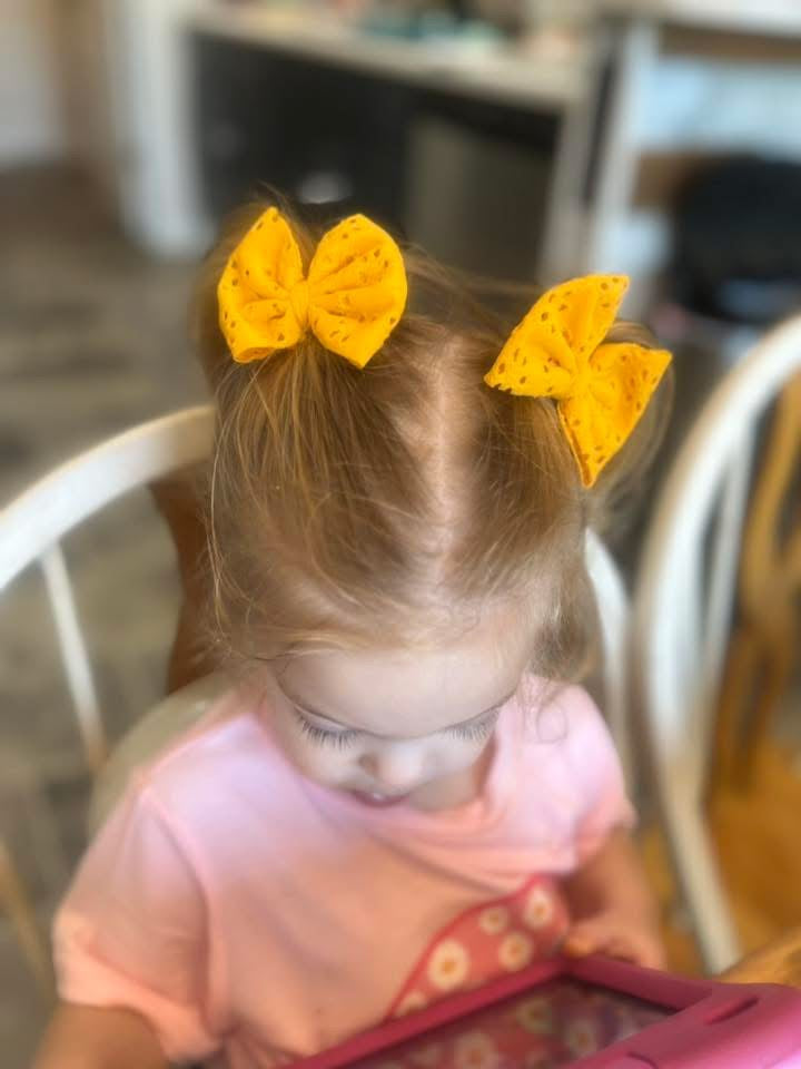 Golden Yellow Eyelet