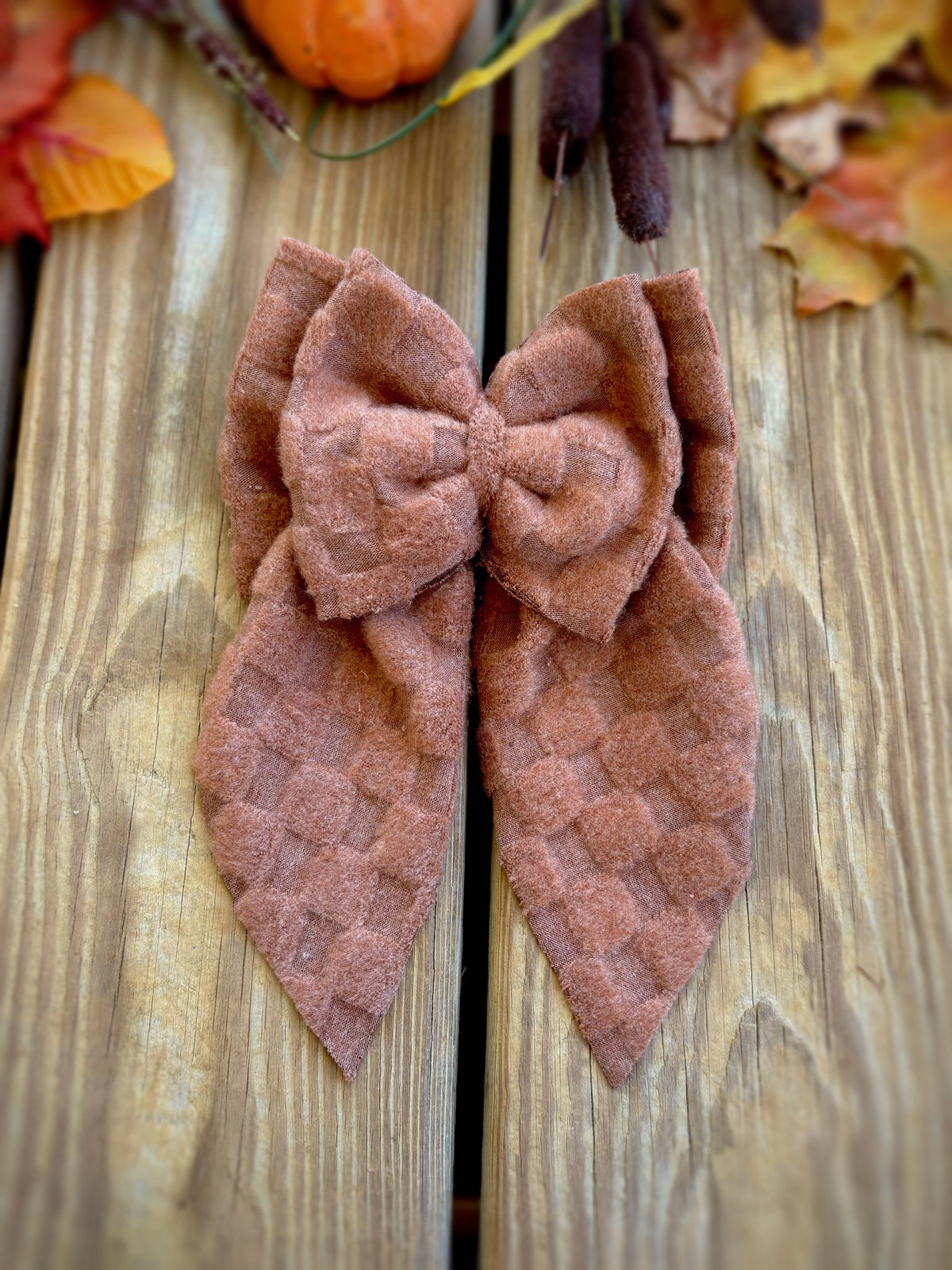 Mocha Checkered Jacquard