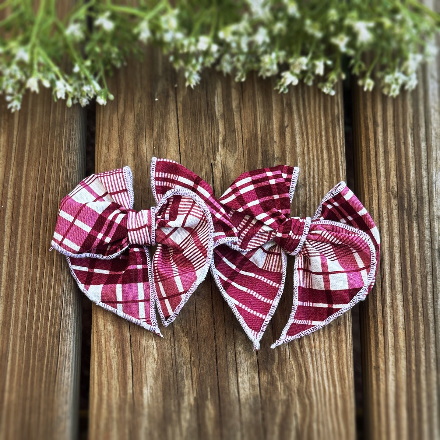 Burgundy Plaid - Fable Piggies