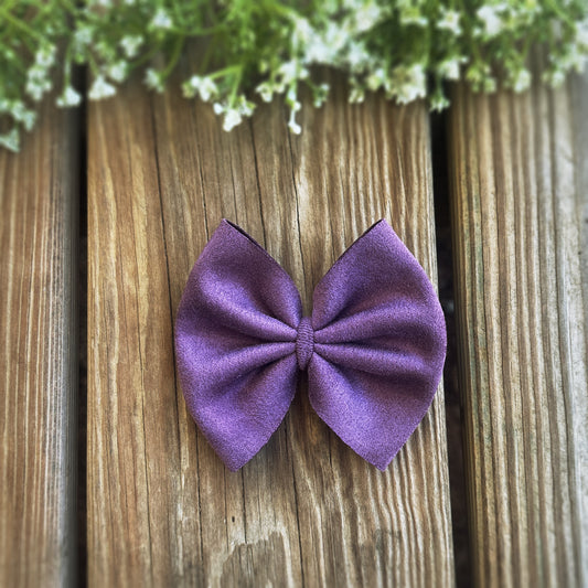 Dusty Purple - Small Bow