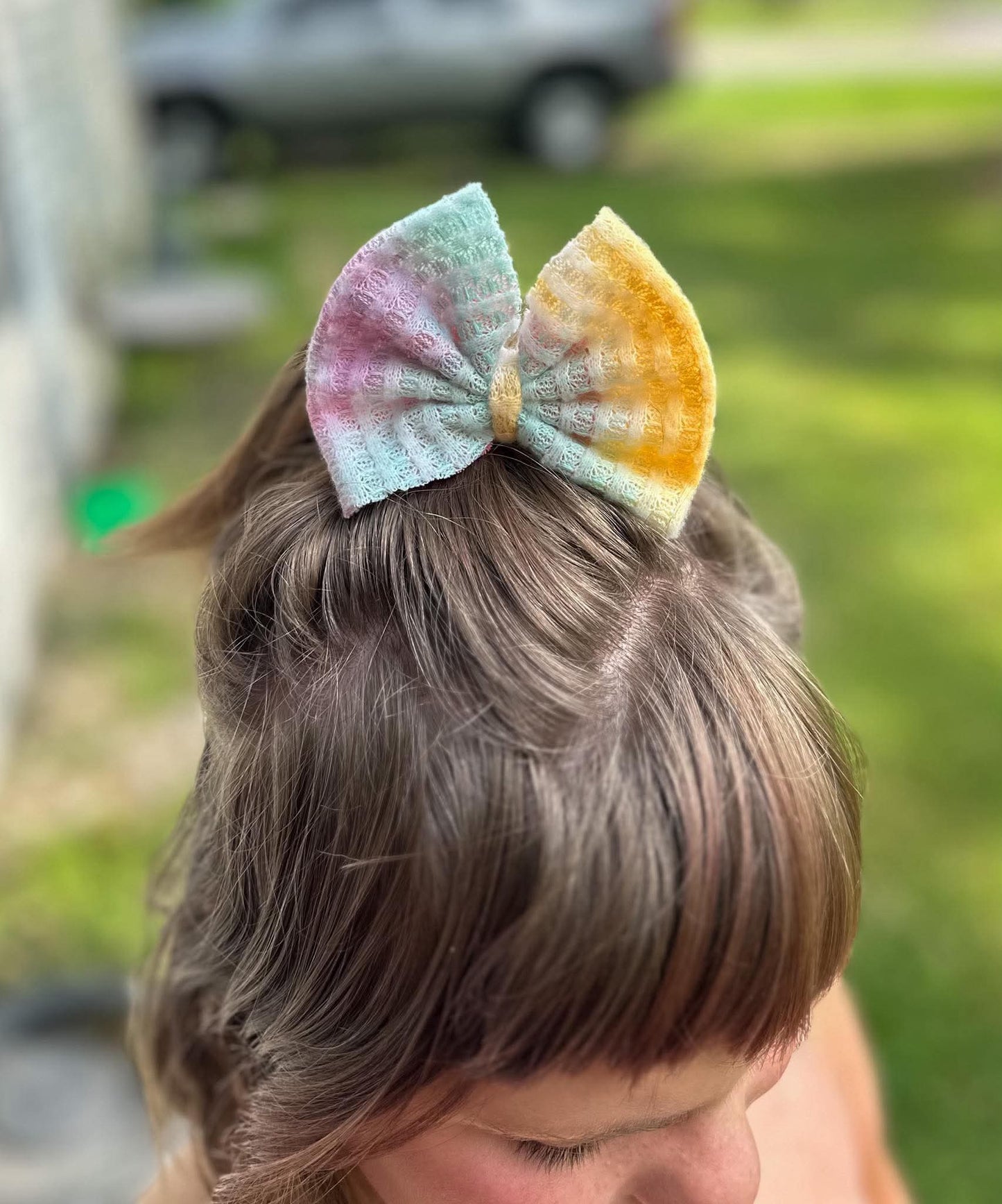Tie Dye - Waffle Knit