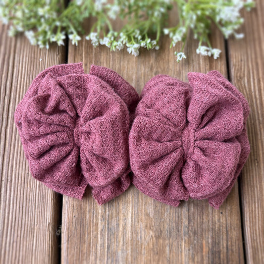 Dark Mauve Waffle - Texas Piggies