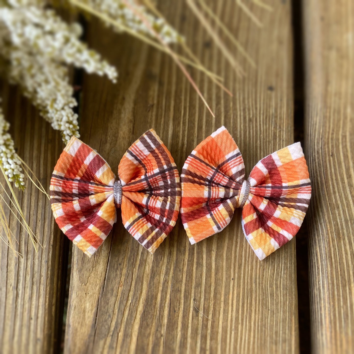 Orange Plaid