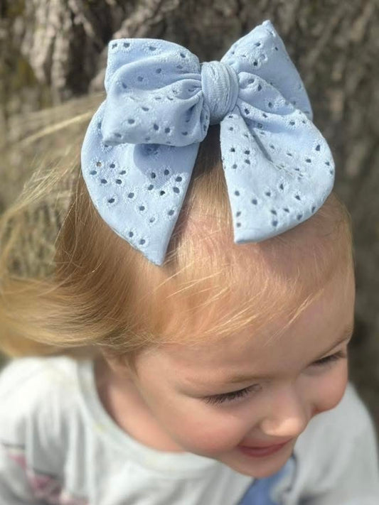 Powder Blue Eyelet