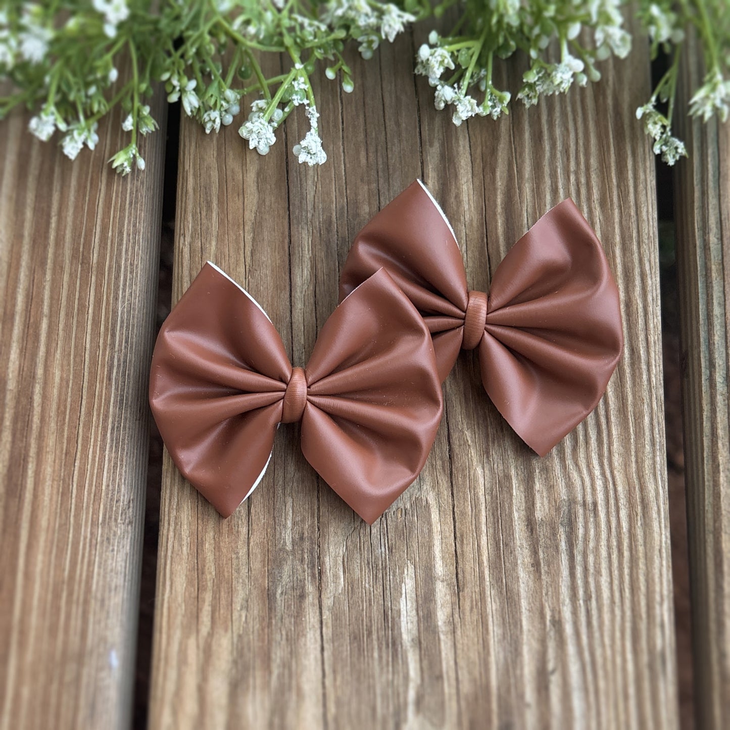 Brown Faux Leather - Piggies