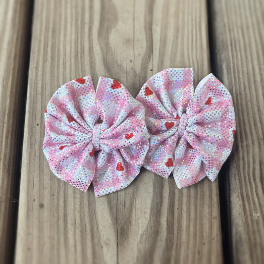 Heart Plaid Holo