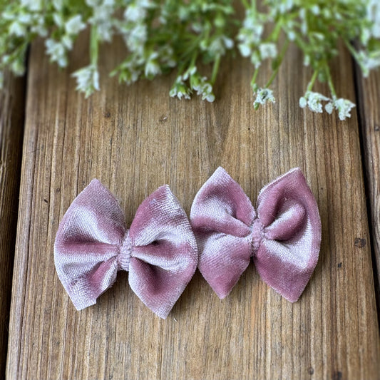 Pink Crushed Velvet - Micros