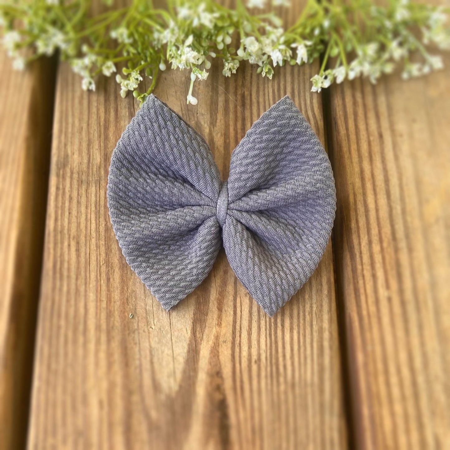 Grey - Small Bow