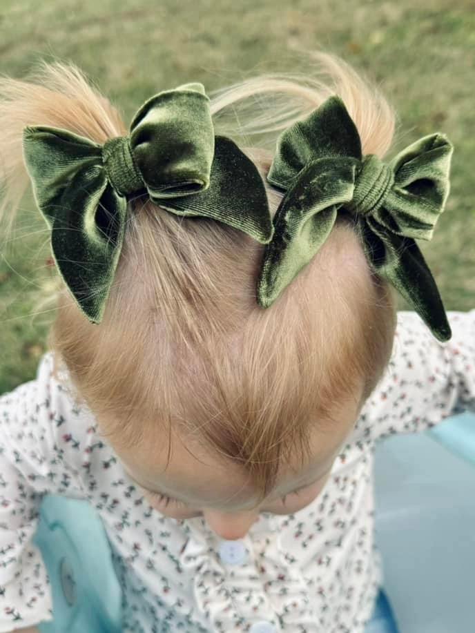 Light Olive Velvet