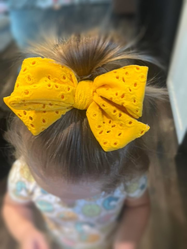 Golden Yellow Eyelet